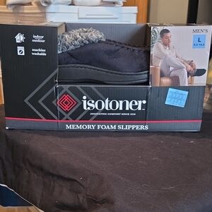 Isotoner Men's Dark Gray Memory Foam Loafers